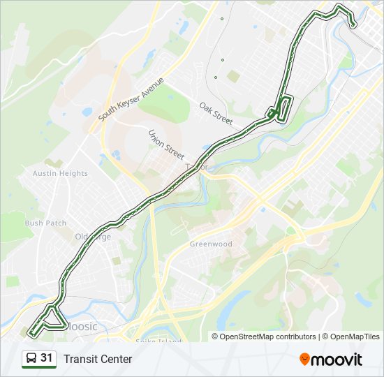 Mapa de 31 de autobús