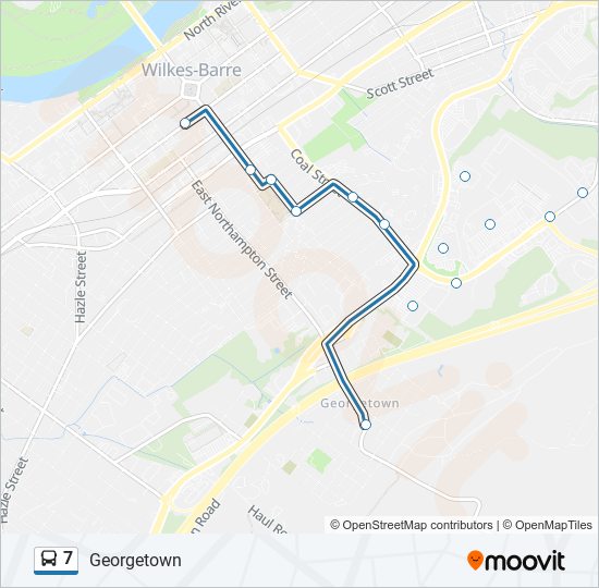 7 bus Line Map