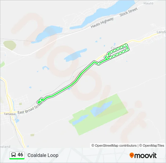 46 Bus Line Map
