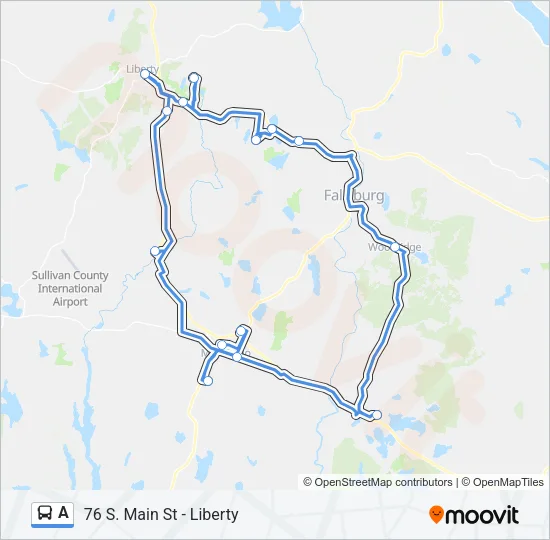 A Bus Line Map