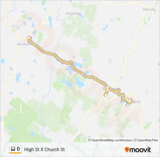 D Bus Line Map