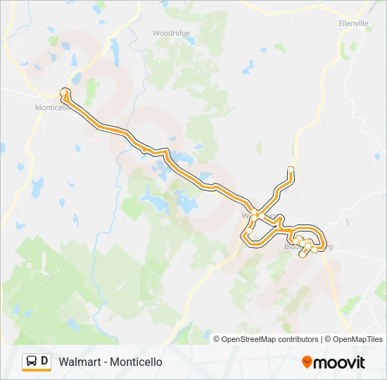 D Bus Line Map