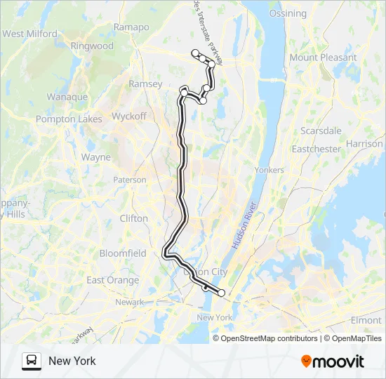 ROCKLAND COACHES Bus Line Map