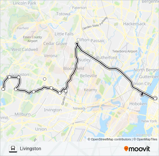 COMMUNITY COACH Bus Line Map