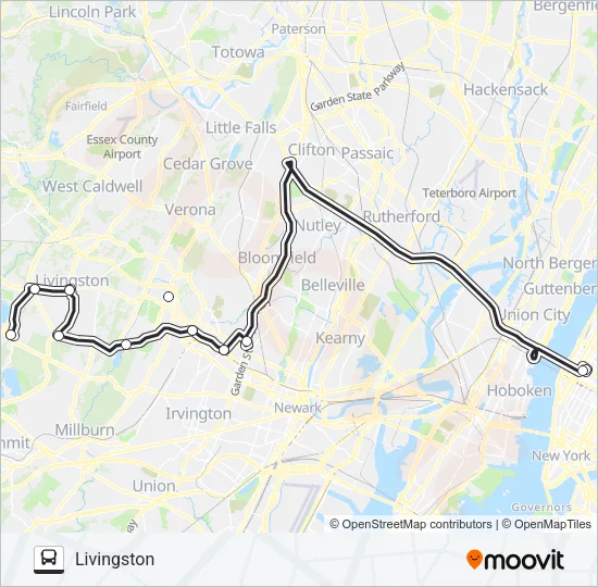 COMMUNITY COACH Bus Line Map