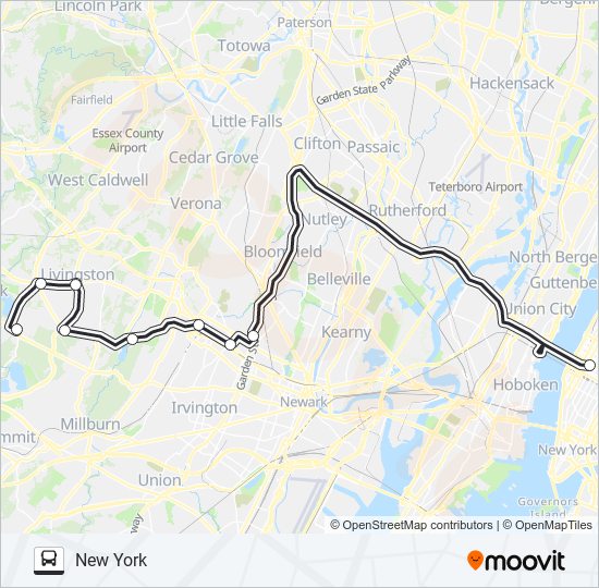 Mapa de COMMUNITY COACH de autobús