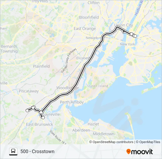 SUBURBAN TRANSIT Bus Line Map