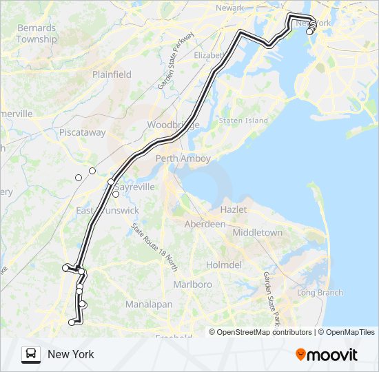 SUBURBAN TRANSIT Bus Line Map