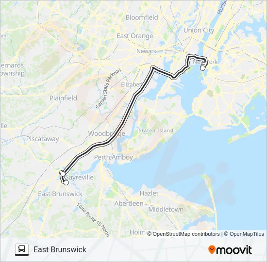 SUBURBAN TRANSIT Bus Line Map