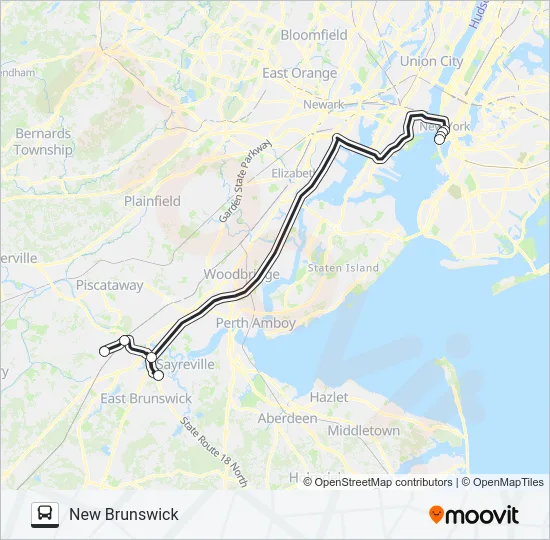 SUBURBAN TRANSIT Bus Line Map