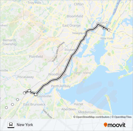 SUBURBAN TRANSIT Bus Line Map