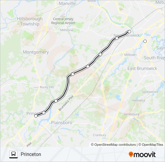 SUBURBAN TRANSIT Bus Line Map