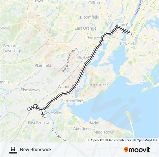 SUBURBAN TRANSIT Bus Line Map