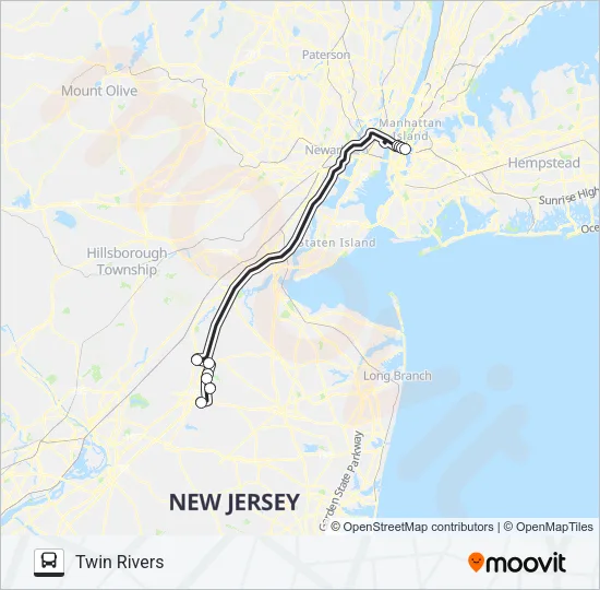SUBURBAN TRANSIT Bus Line Map