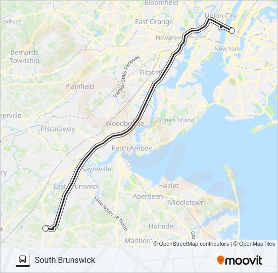 SUBURBAN TRANSIT Bus Line Map