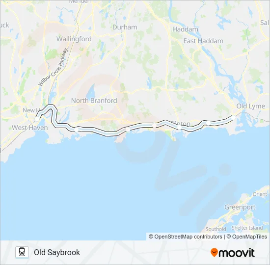 COMMUTER RAIL Train Line Map