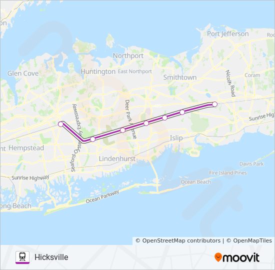 ronkonkoma branch Route: Schedules, Stops & Maps - Hicksville (Updated)