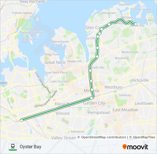 oyster bay branch Route: Schedules, Stops & Maps - Oyster Bay (Updated)