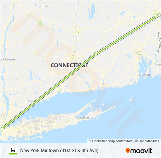 Mapa de FLIXBUS 2610 de autobús