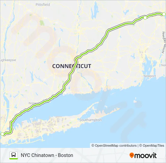 FLIXBUS 2611 Bus Line Map