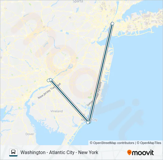 GREYHOUND US0320 Bus Line Map