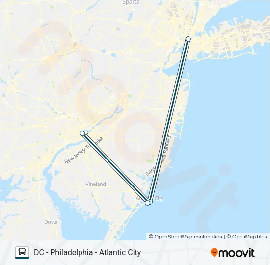 GREYHOUND US0320 Bus Line Map
