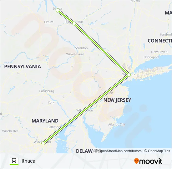 FLIXBUS 2682 Bus Line Map