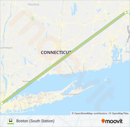 FLIXBUS N2610 Bus Line Map