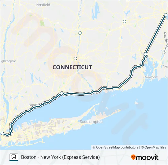 GREYHOUND US0230 Bus Line Map