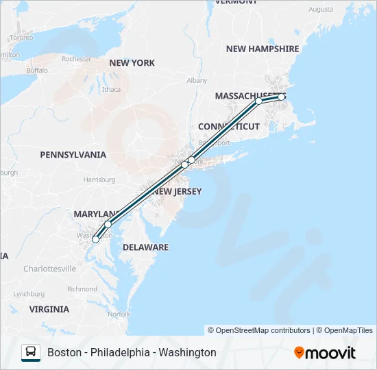GREYHOUND US0235 Bus Line Map