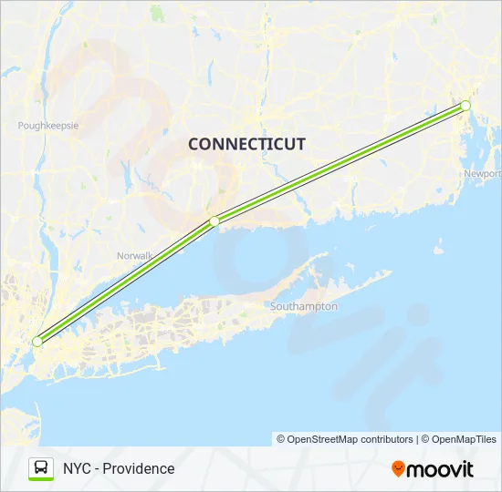 FLIXBUS 2616 Bus Line Map