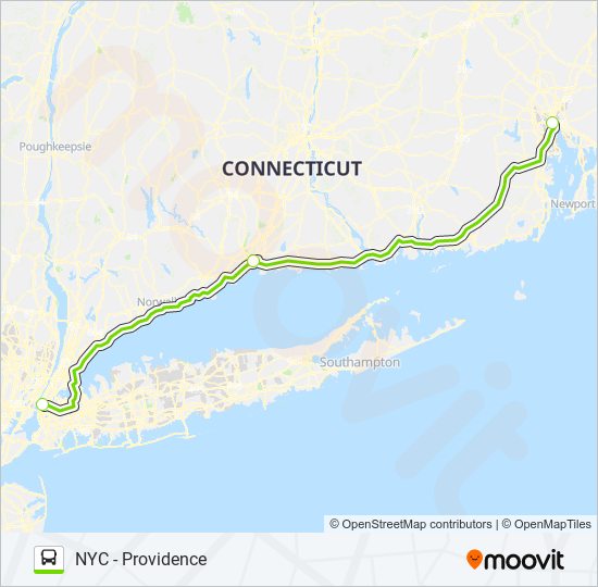 Mapa de FLIXBUS 2616 de autobús