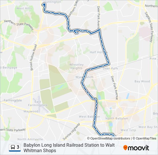 3 Route Schedules, Stops & Maps Babylon Railroad Via Wyandanch (Updated)