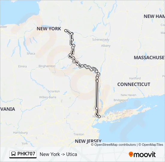 PHK707 Bus Line Map