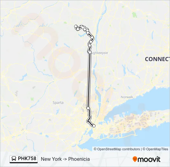 PHK758 Bus Line Map