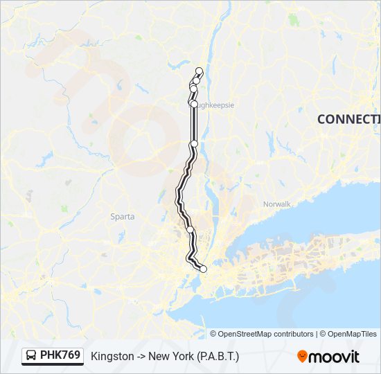 PHK769 bus Line Map