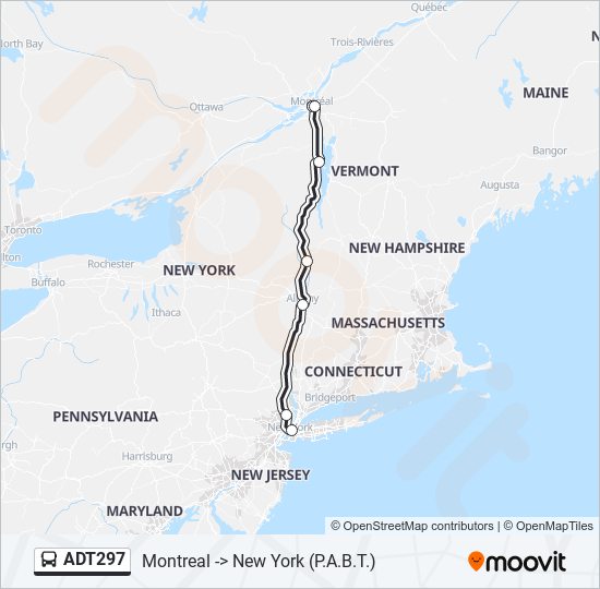 ADT297 bus Line Map