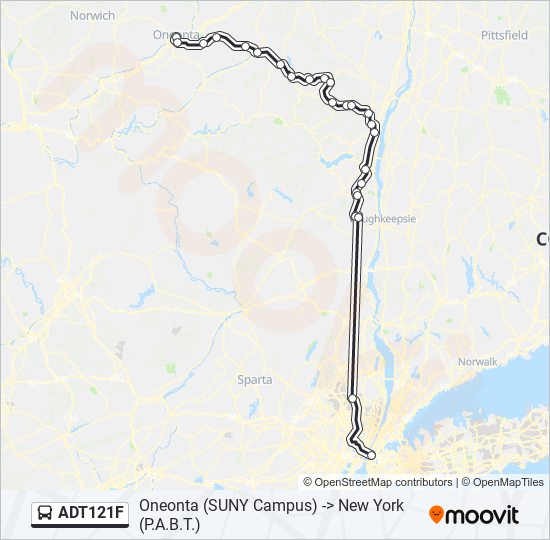ADT121F Bus Line Map