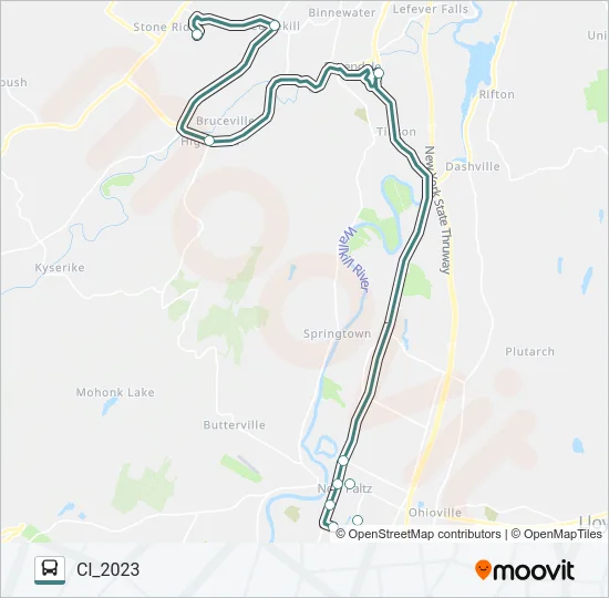 2023 CL ROUTE Bus Line Map