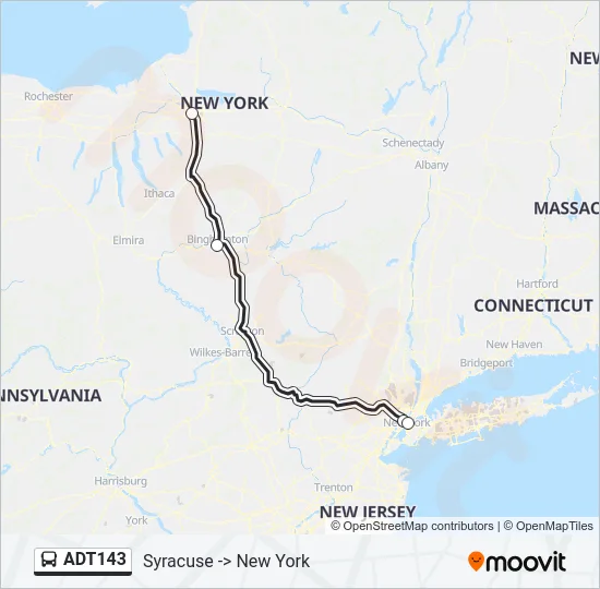 ADT143 Bus Line Map
