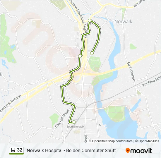 32 Bus Line Map