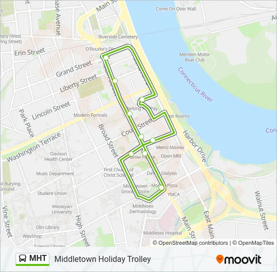 MHT Bus Line Map