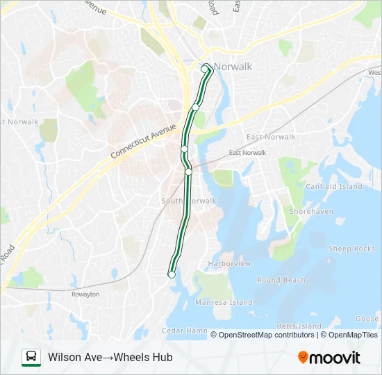 10-20 Bus Line Map