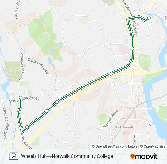 10-20 Bus Line Map