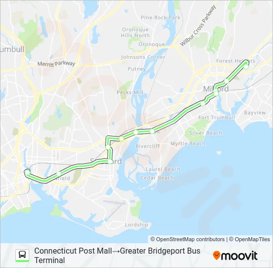 MERRITT 7 Bus Line Map