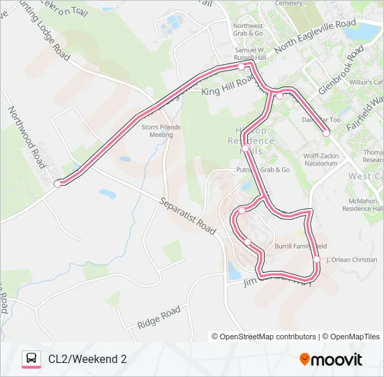 CL2/W2 Bus Line Map