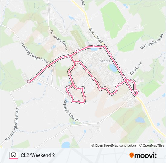 CL2/W2 Bus Line Map