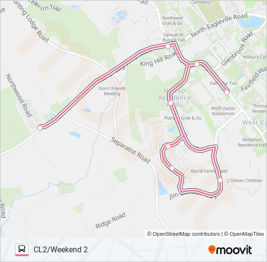 CL2/W2 bus Line Map