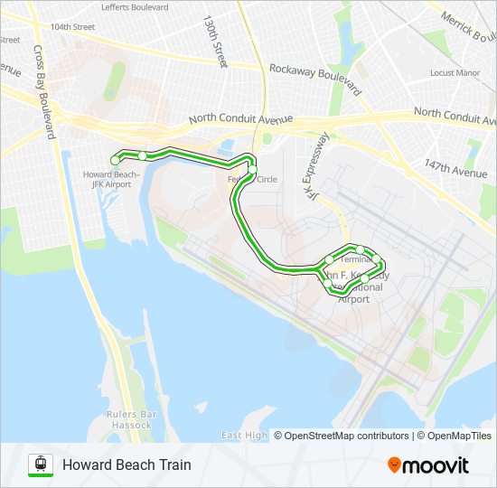 airtrain Route Schedules, Stops & Maps Howard Beach (Updated)
