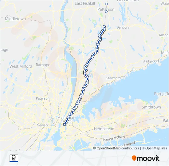 HARLEM Train Line Map